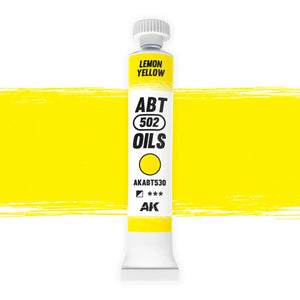 AK Interactive AKABT530 Lemon Yellow ABT 502 Oils - A-Z Toy Hobby