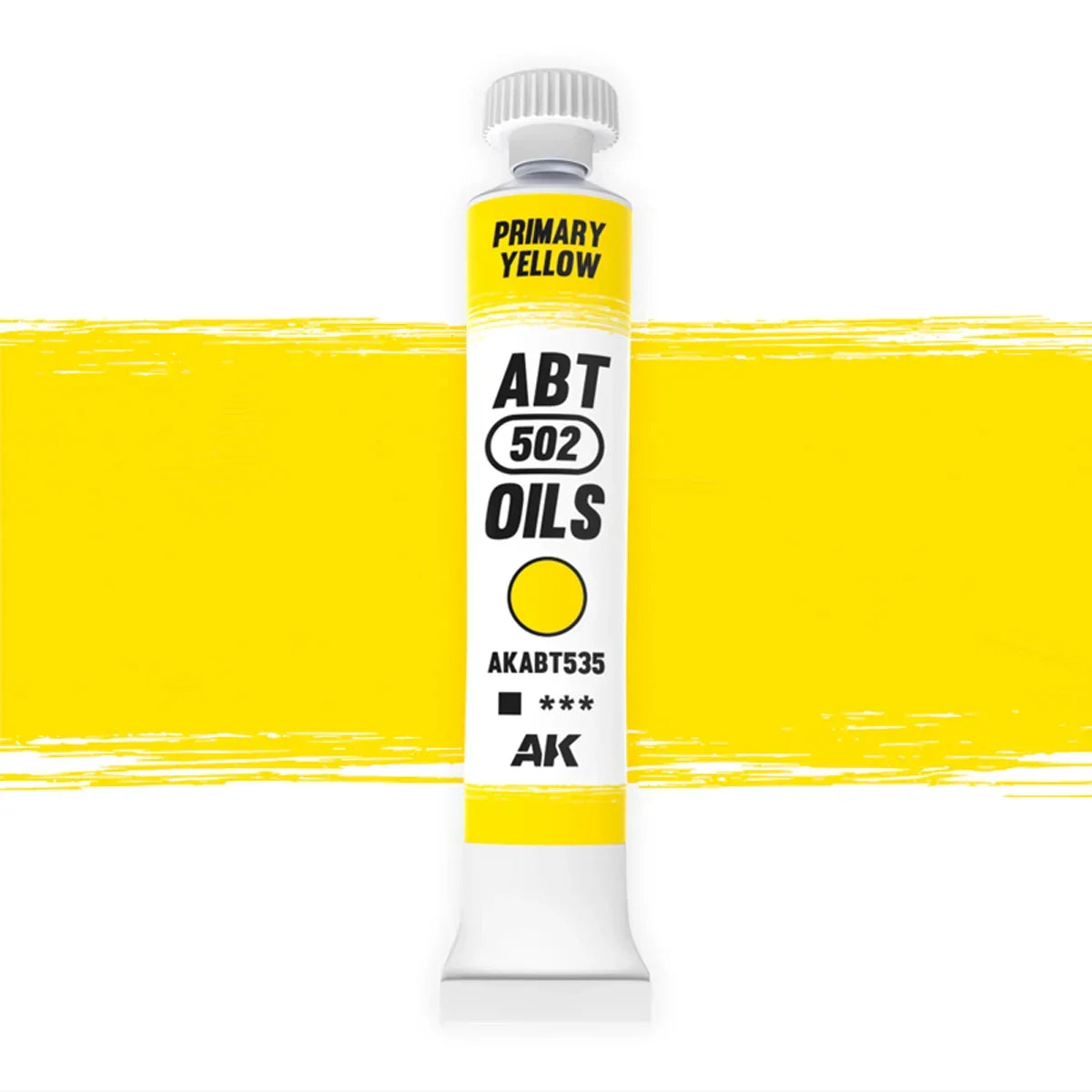 AK Interactive AKABT535 Primary Yellow ABT 502 Oils - A-Z Toy Hobby