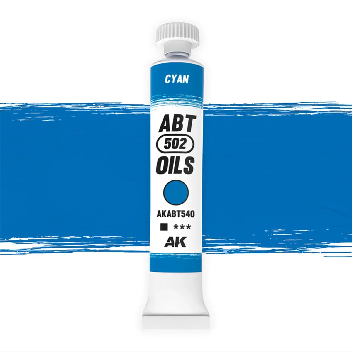 AK Interactive AKABT540 Cyan ABT 502 Oils - A-Z Toy Hobby