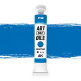 AK Interactive AKABT540 Cyan ABT 502 Oils - A-Z Toy Hobby