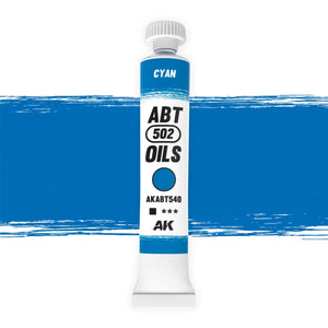 AK Interactive AKABT540 Cyan ABT 502 Oils - A-Z Toy Hobby