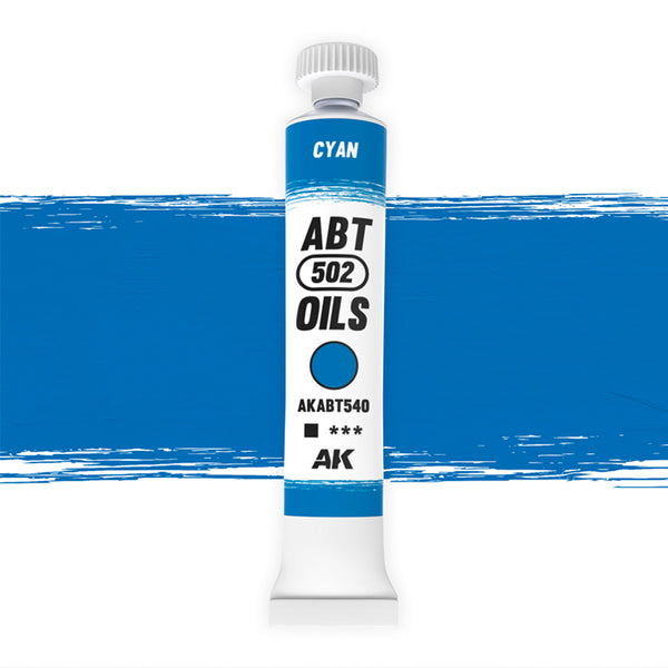 AK Interactive AKABT540 Cyan ABT 502 Oils