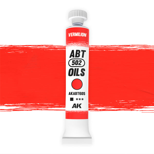 AK Interactive AKABT605 Vermilion ABT 502 Oils