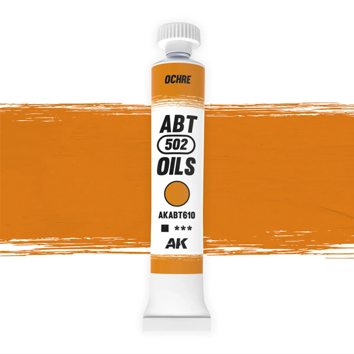 AK Interactive AKABT610 Ochre ABT 502 Oils - A-Z Toy Hobby