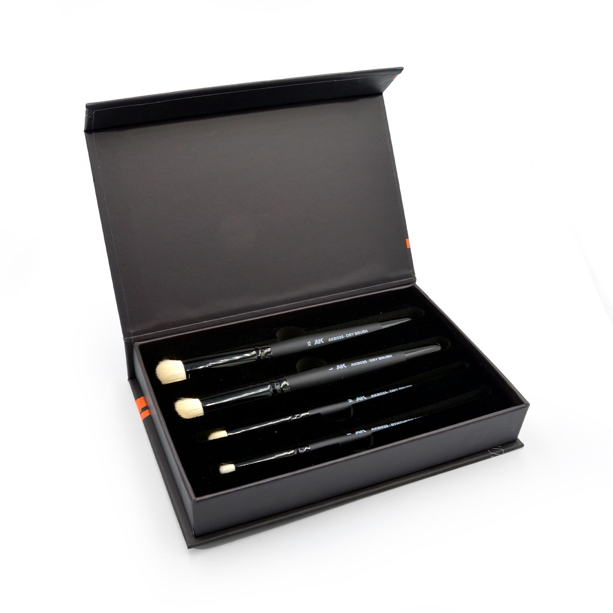 AK Interactive AKB103 Dry Brush Set (4pcs) - A-Z Toy Hobby