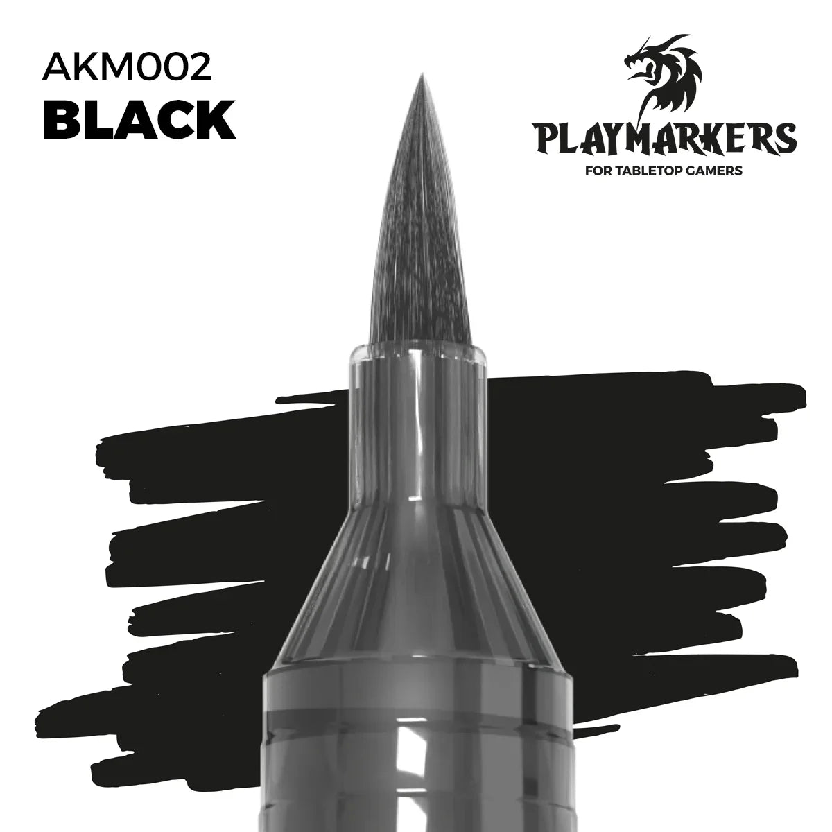 AK Interactive AKM002 Playmarkers Black - A-Z Toy Hobby