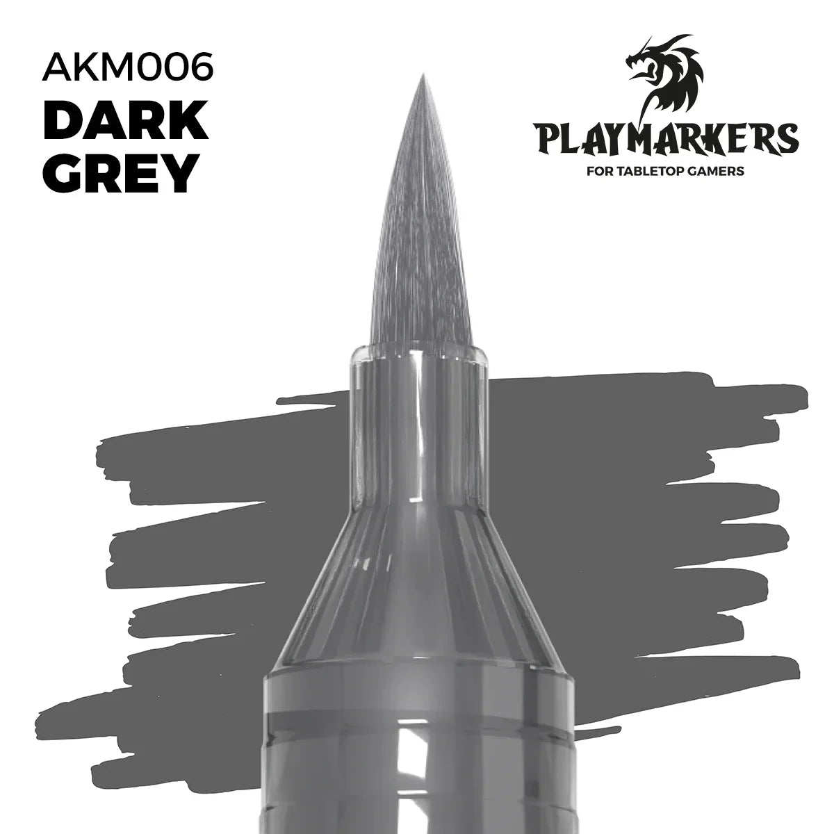 AK Interactive AKM006 Playmarkers Dark Gray - A-Z Toy Hobby