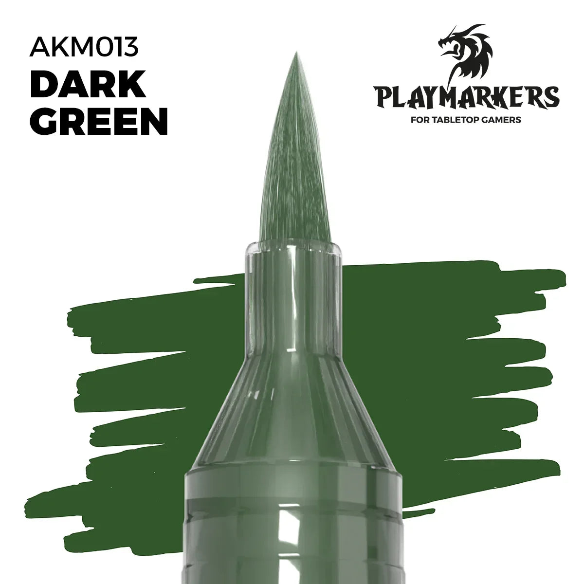 AK Interactive AKM013 Playmarkers Dark Green - A-Z Toy Hobby