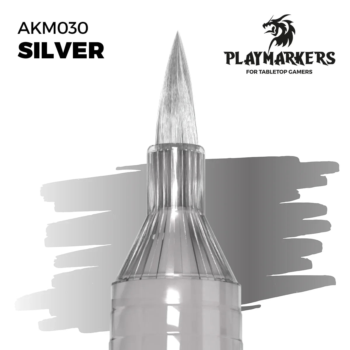 AK Interactive AKM030 Playmarkers Silver - A-Z Toy Hobby