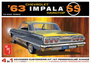 AMT 1963 Chevy Impala SS 1/25 Model Kit - A-Z Toy Hobby