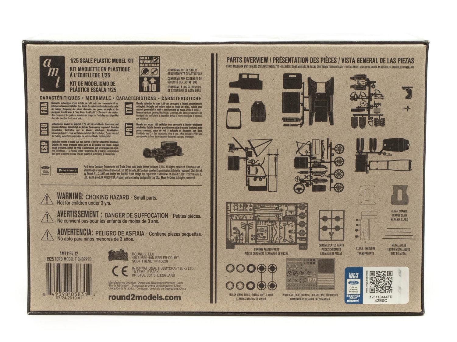 AMT 1925 Ford T "Chopped" 1/25 Model Kit - A-Z Toy Hobby