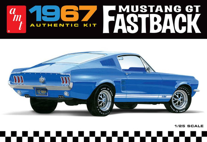 AMT 1967 Ford Mustang GT Fastback 1/25 Model Kit - A-Z Toy Hobby