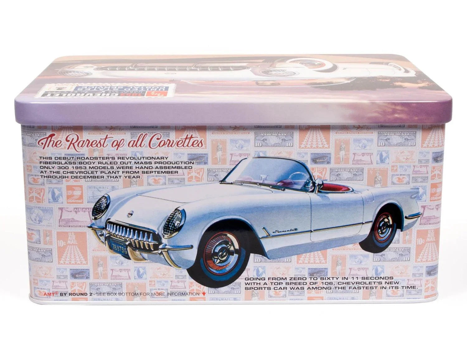 AMT 1953 Chevy Corvette (USPS Stamp) 1/25 Model Kit - A-Z Toy Hobby