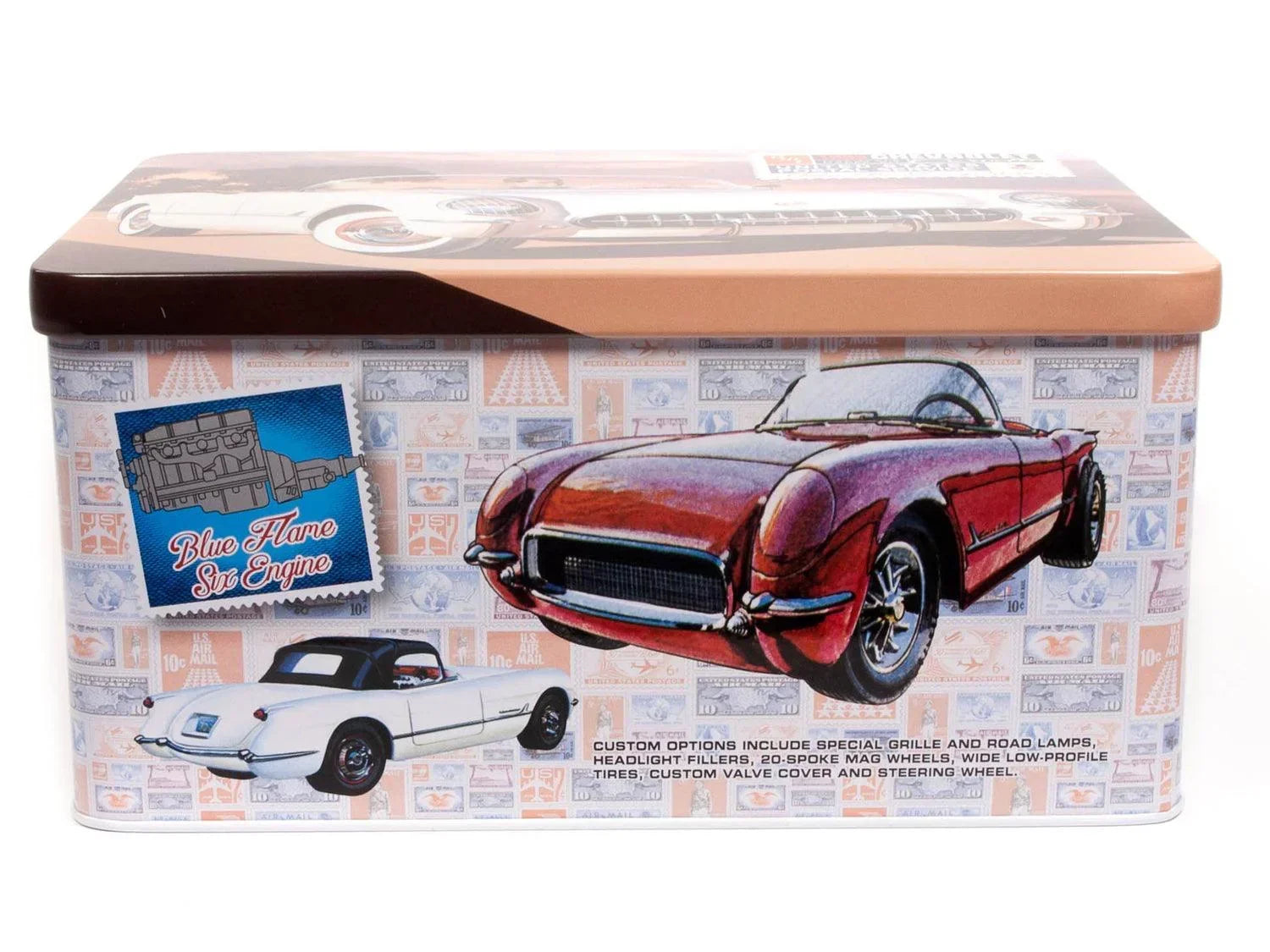 AMT 1953 Chevy Corvette (USPS Stamp) 1/25 Model Kit - A-Z Toy Hobby