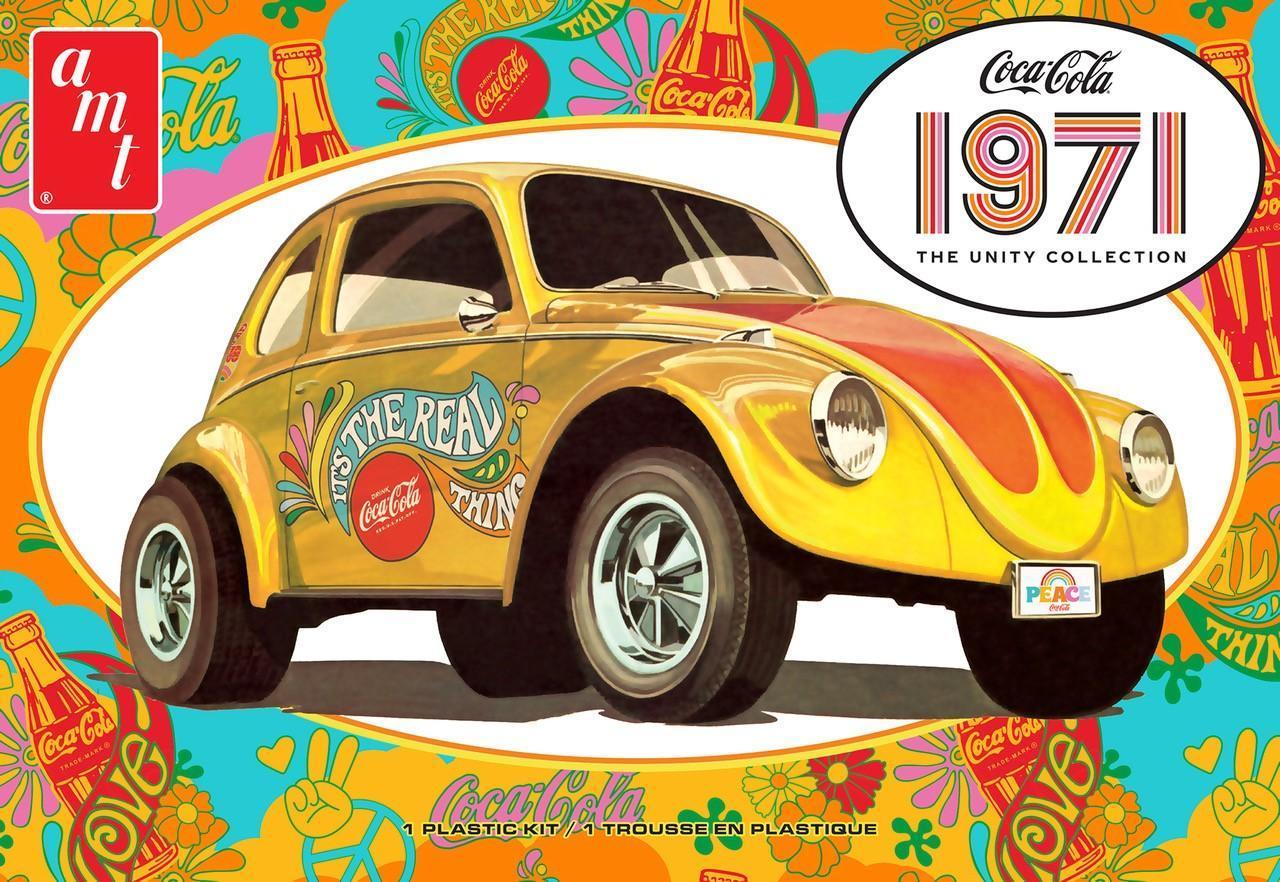 AMT 1971 Volkswagen Superbug Unity Graphics (Coke) 1/25 Model Kit - A-Z Toy Hobby