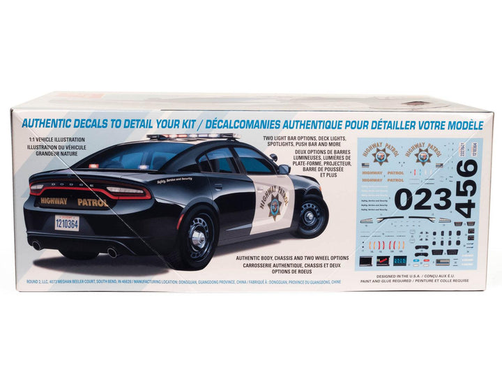 AMT 2021 Dodge Charger Police Pursuit 1/25 Model Kit - A-Z Toy Hobby