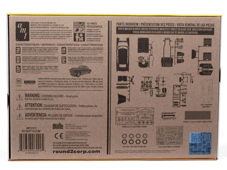 AMT 1951 Chevrolet Fleetline 1/25 Model Kit - A-Z Toy Hobby