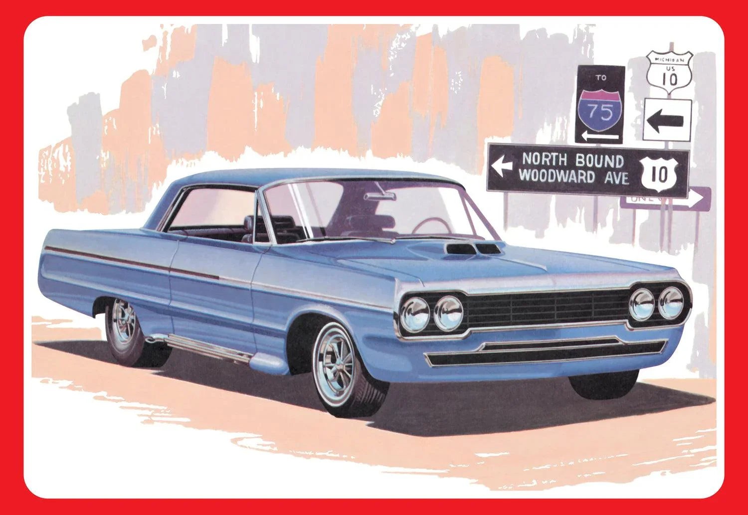 AMT 1964 Chevrolet Impala Super Street 1/25 Model Kit - A-Z