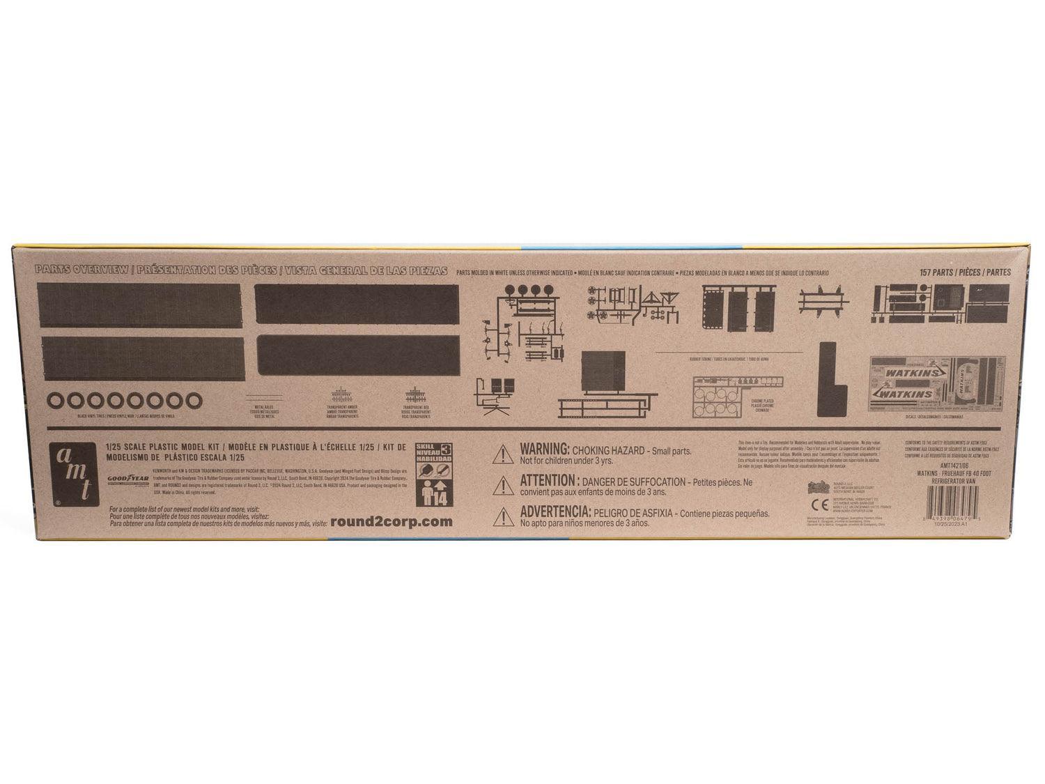AMT Fruehauf 40' Reefer Trailer Watkins 1/25 Model Kit - A-Z Toy Hobby