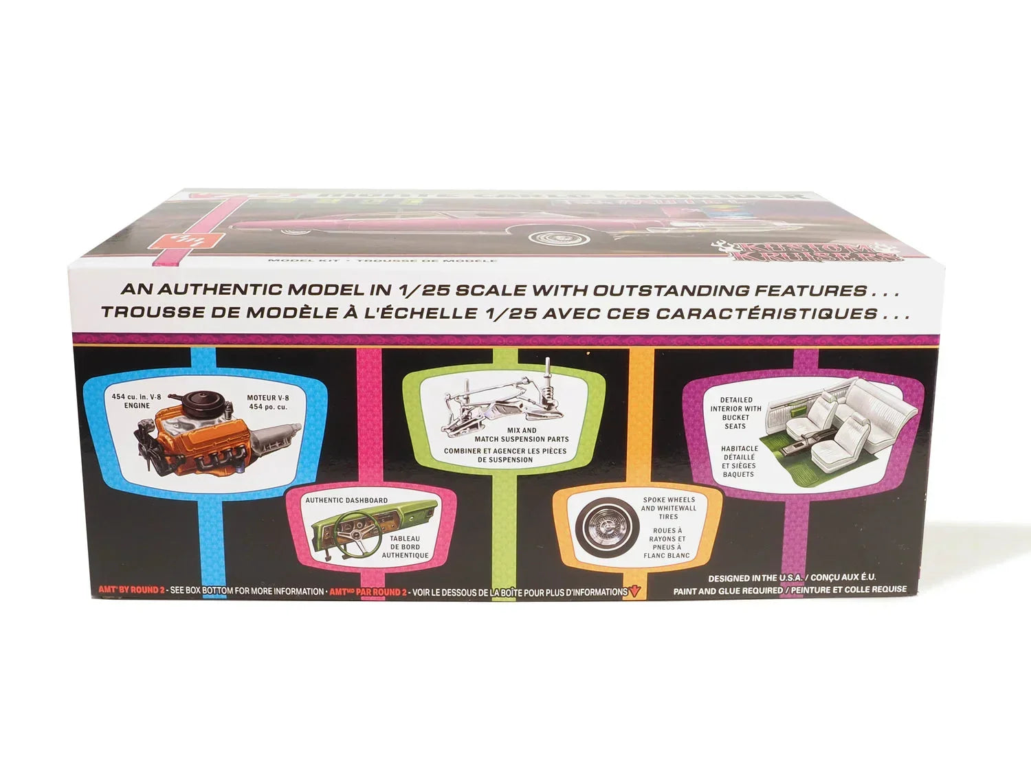 AMT 1458 1970 Chevy Monte Carlo Lowrider 1/25 Model Kit - A-Z Toy Hobby