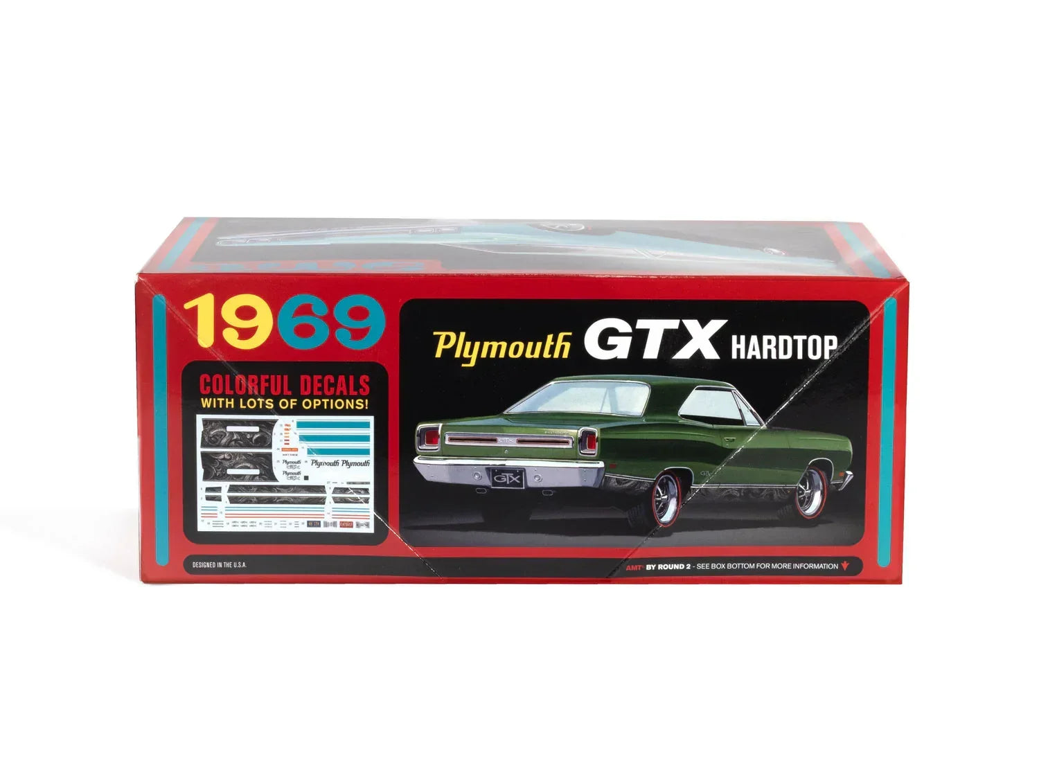 AMT 1969 Plymouth GTX Hardtop 1/25 Model Kit - A-Z Toy Hobby