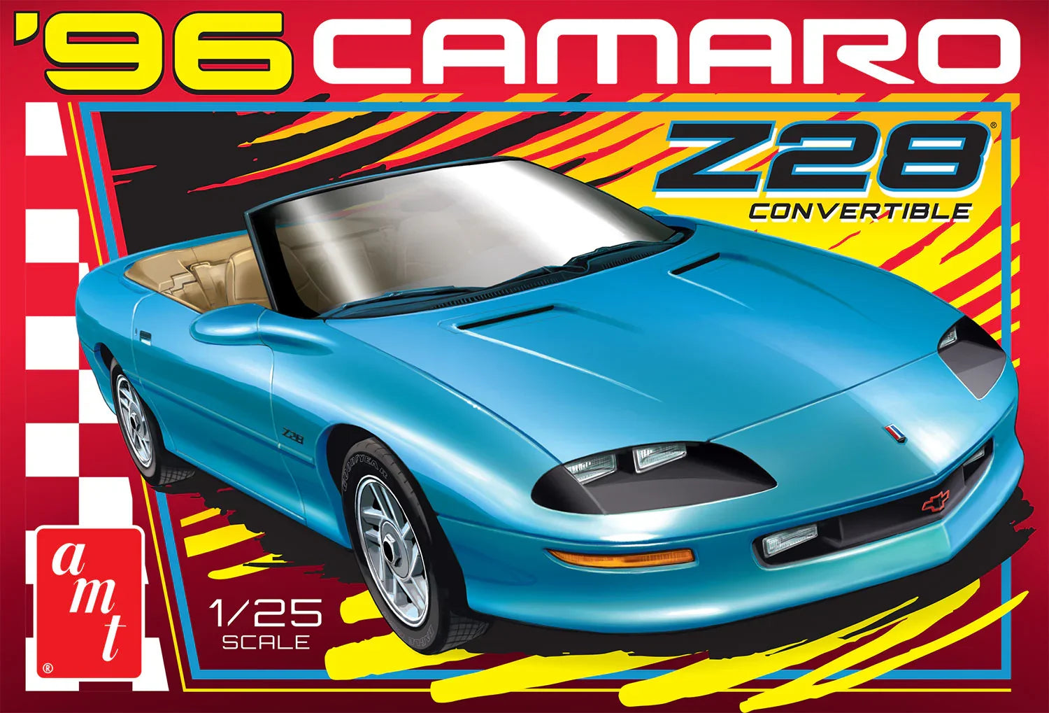 AMT 1996 Chevy Camaro Z28 Convertible 1/25 Model Kit - A-Z Toy Hobby