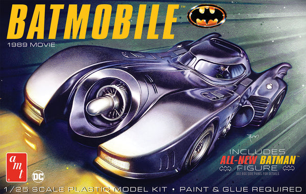 AMT 1989 Batmobile w/ Seated Batman Figure 1/25 Model Kit