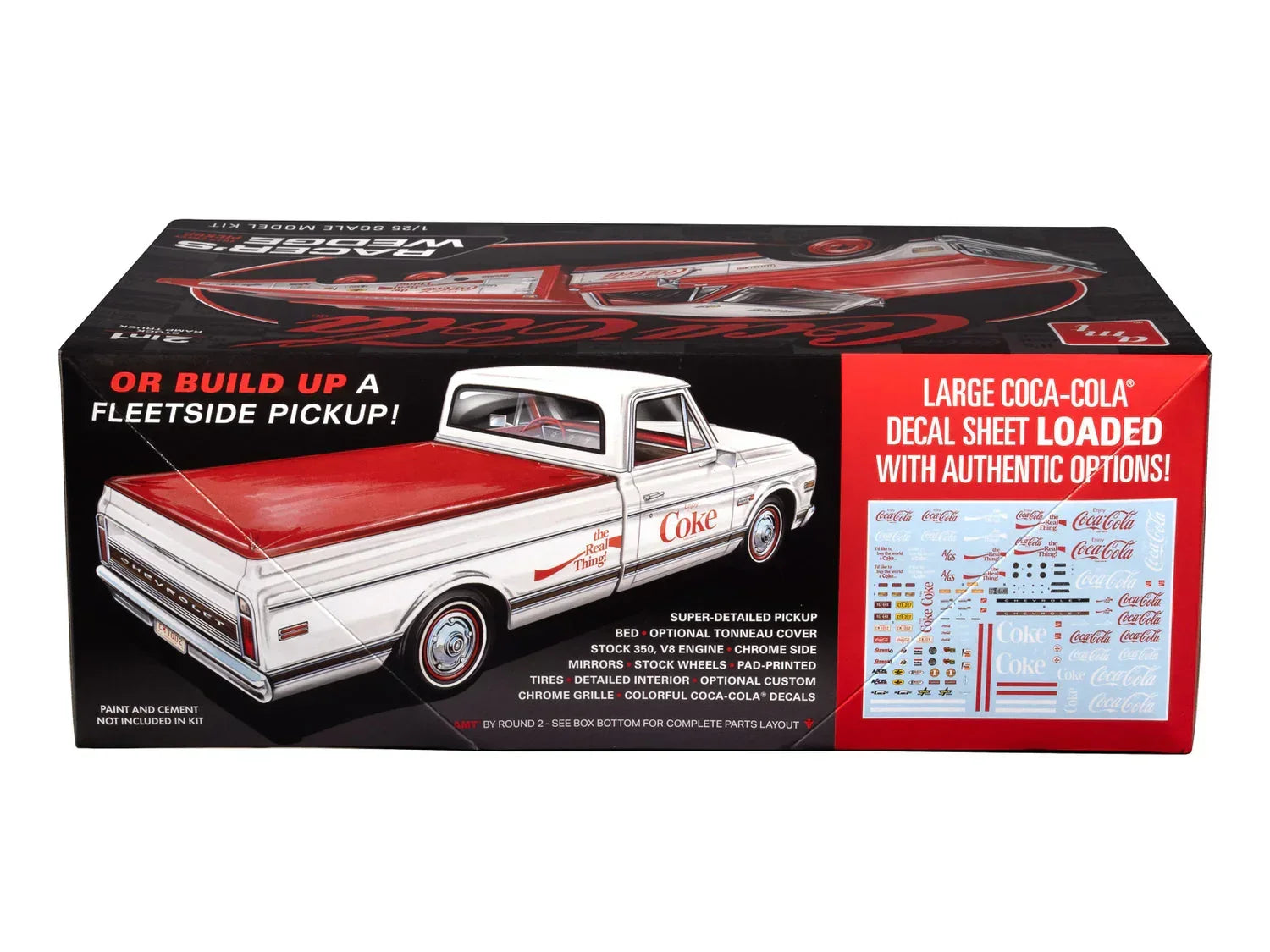 AMT 1972 Chevy Racer's Wedge Pickup Coke 1/25 Model Kit - A-Z Toy Hobby