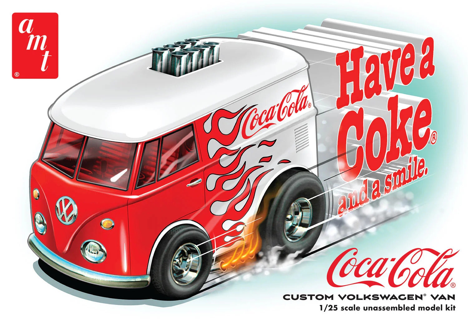 AMT Volkswagen Van Show Rod Coca-Cola 1/25 Model Kit
