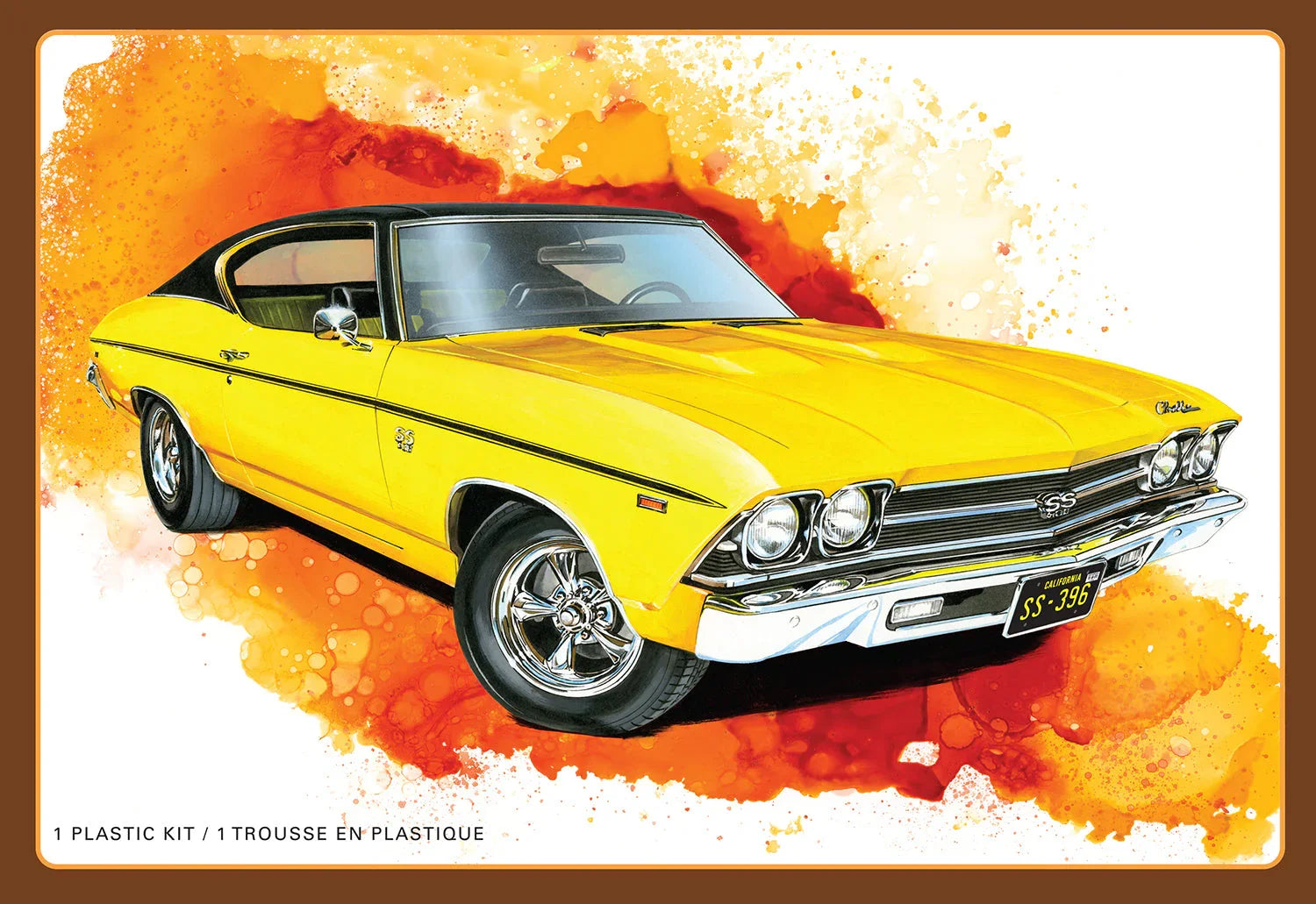 AMT 1969 Chevy Chevelle SS 396 Hardtop 1/25 Model Kit - A-Z Toy Hobby