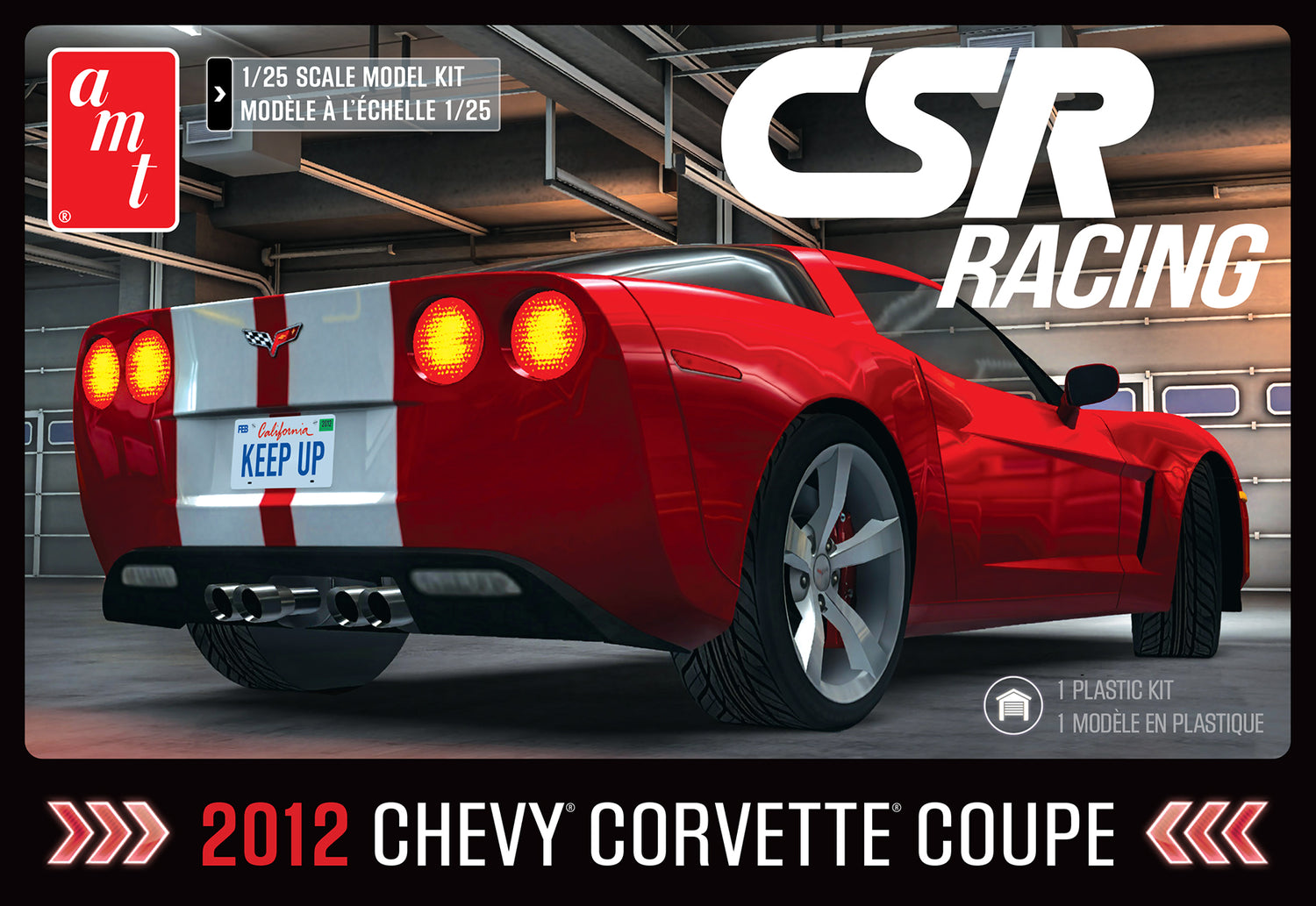 AMT 2012 Corvette Coupe CSR Racing 1/25 Model Kit