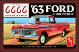 AMT 1963 Ford F-100 (Four Sixes Ranch) 1/25 Model Kit