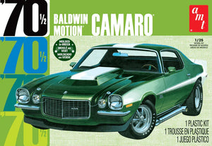 AMT Baldwin Motion 1970 Chevy Camaro Dark Green 1/25 Model Kit - A-Z Toy Hobby