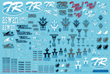 Delpi Universal Water Decal For Advance Of Zeta Text - A-Z Toy Hobby