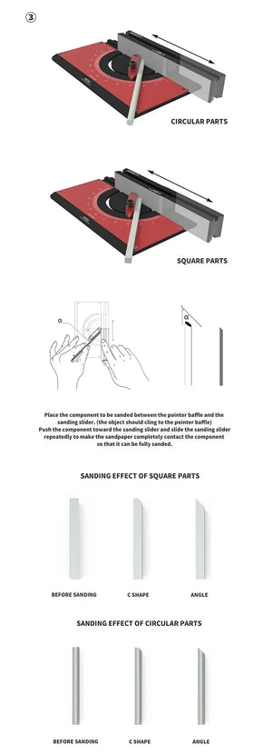 DSPIAE Multi Angle Sanding Slider AT-MA - A-Z Toy Hobby