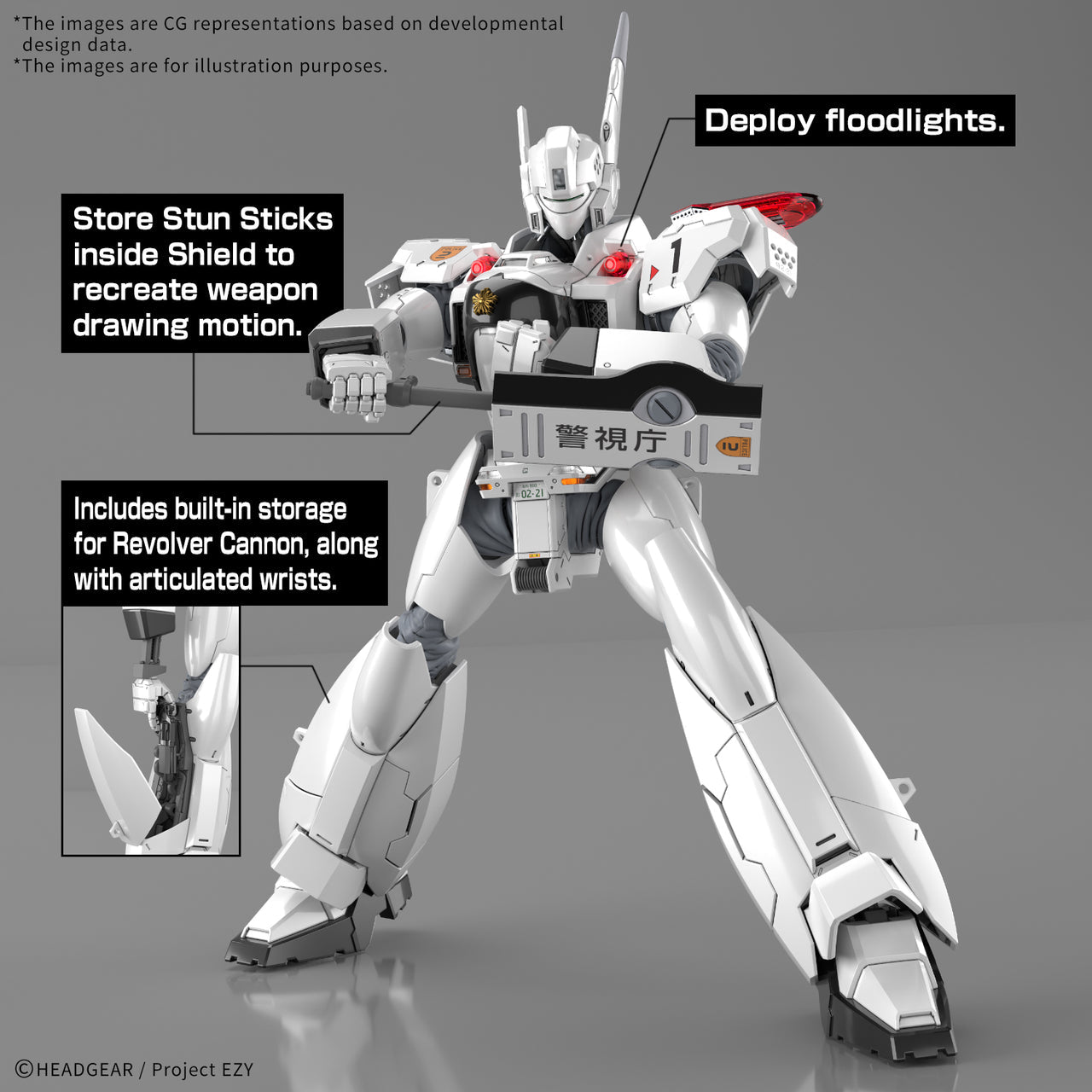 RG AV-98Plus Ingram Plus Patlabor 1/48 Model Kit – A-Z Toy Hobby