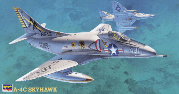 Hasegawa 07222 A-4C Skyhawk 1/48 Model Kit - A-Z Toy Hobby