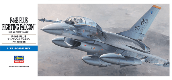 Hasegawa 00444 F-16B Plus Fighting Falcon 1/72 Model Kit