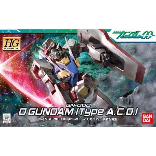 Bandai 45 0 Gundam (Type A.C.D.) HG00 1/144 Model Kit - A-Z Toy Hobby