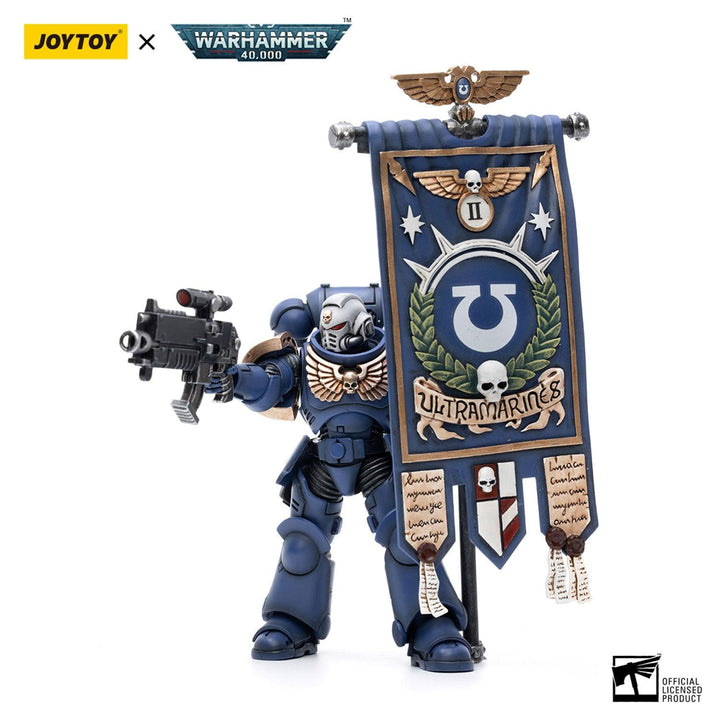 Joy Toy Warhammer 40K Ultramarines Primaris Ancient Brother Posca 1/18 Action Figure - A-Z Toy Hobby