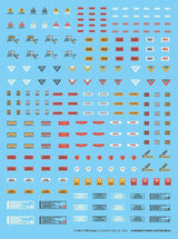 G-Rework 1/144 1/100 Custom Caution Water Decal #4 - A-Z Toy Hobby