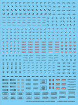 G-Rework 1/144 1/100 Custom Water Decal (Gray) - A-Z Toy Hobby