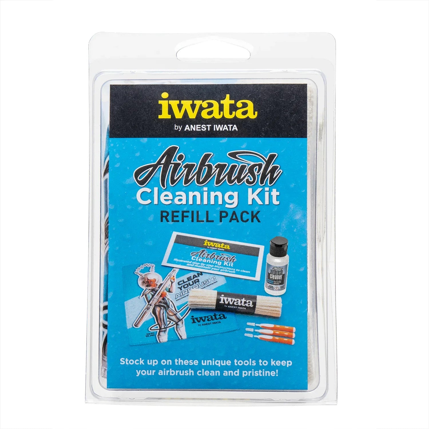 Iwata Airbrush Cleaning Kit Refill Pack CL150