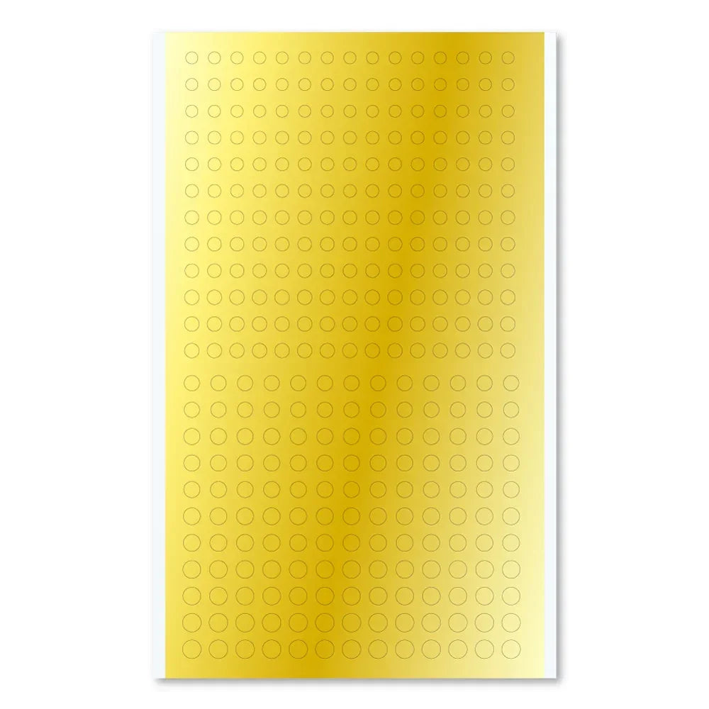 HIQParts Circular Metallic Stickers - A-Z Toy Hobby