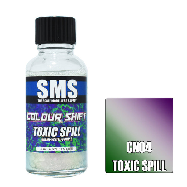 SMS CN04 Color Shift Toxic Spill (Green/White/Purple) Paint 30ml