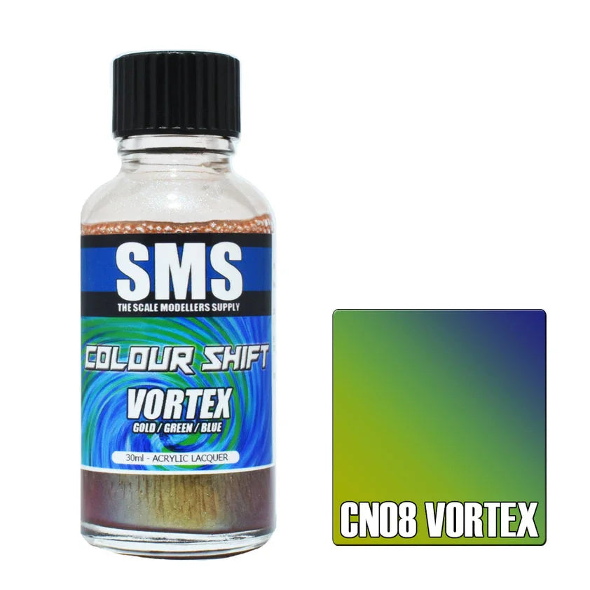 SMS CN08 Color Shift Vortex (Gold/Green/Blue) Paint 30ml - A-Z Toy Hobby