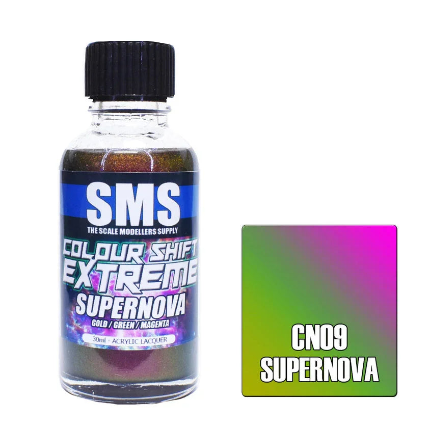 SMS CN09 Color Shift Extreme Supernova (Gold/Green/Magenta) Paint 30ml - A-Z Toy Hobby