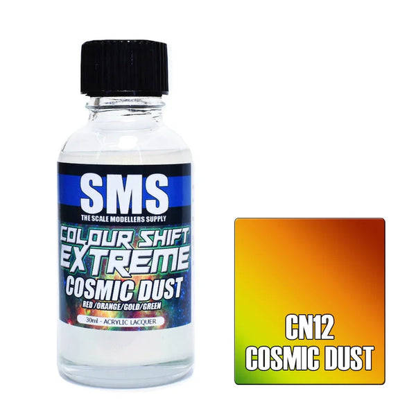 SMS CN12 Color Shift Extreme Cosmic Dust (Red/Orange/Gold/Green) Paint 30ml
