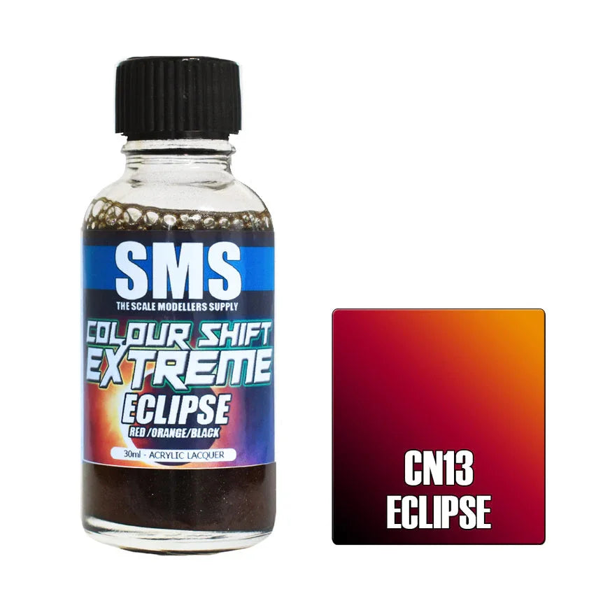 SMS CN13 Color Shift Extreme Eclipse (Red/Orange/Black) Paint 30ml - A-Z Toy Hobby