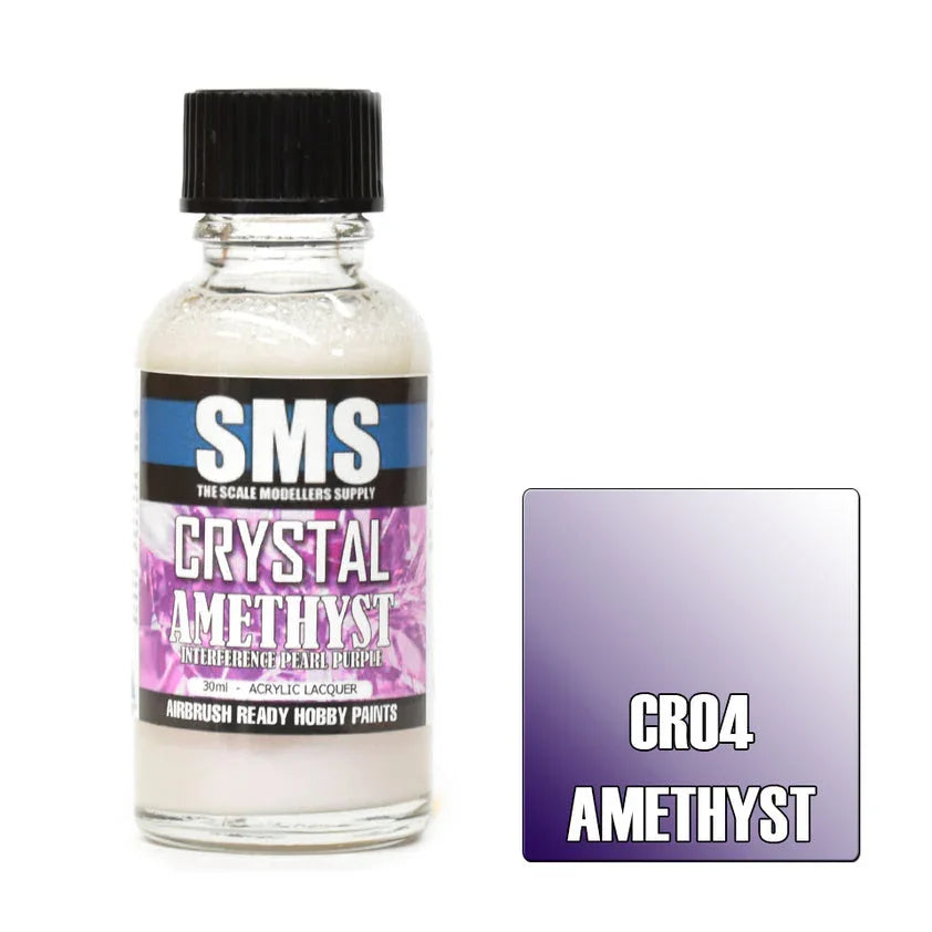 SMS CR04 Crystal Amethyst Paint 30ml - A-Z Toy Hobby